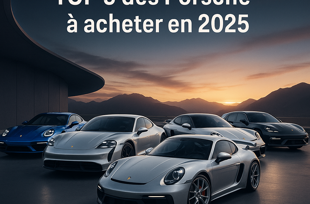 TOP 5 des meilleurs modèles Porsche