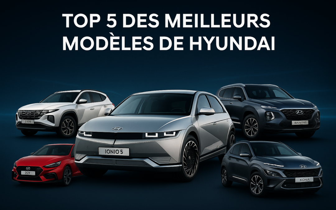 TOP 5 des meilleurs modèles de Hyundai