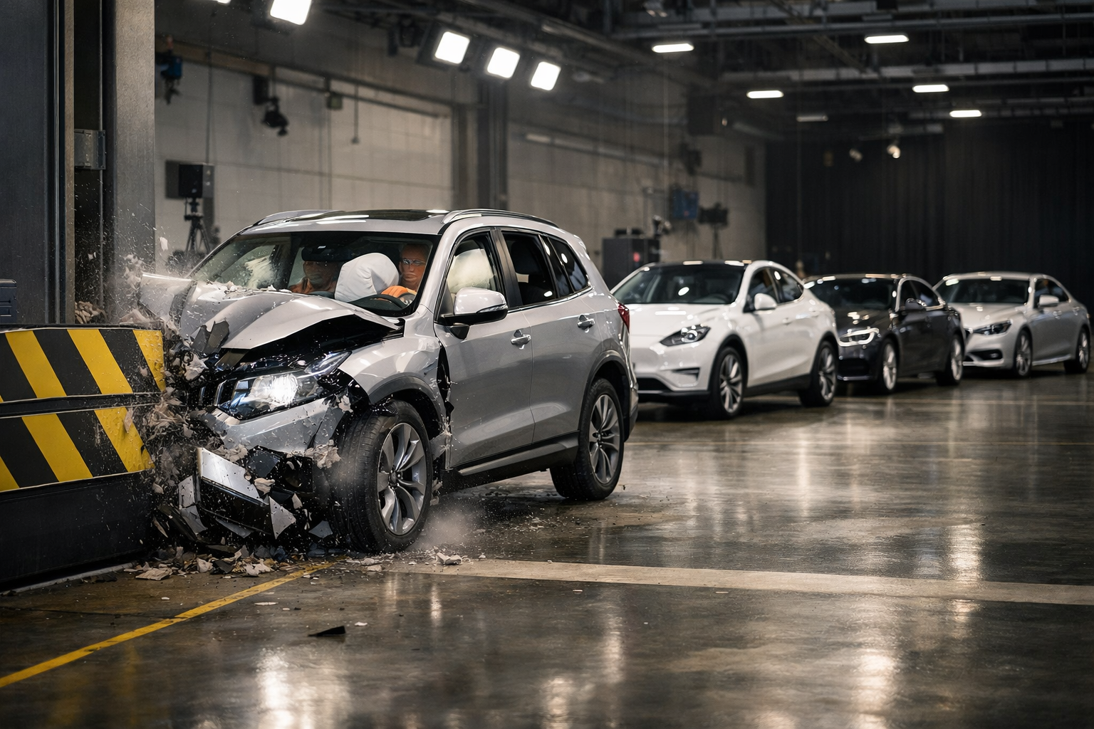 voitures les plus sures en cas d’accident voitures les plus sûres crash test euro ncap suv berline sécurité automobile airbags collision contrôlée
