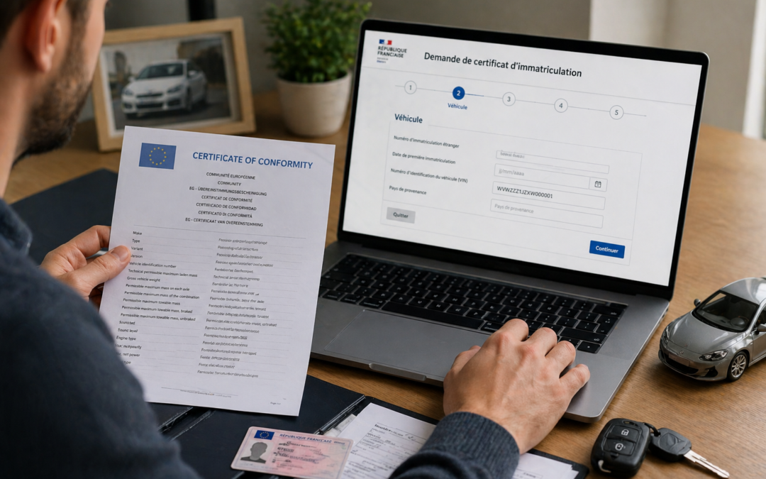 Comment obtenir votre certificat de conformité véhicule (COC) pour l&rsquo;immatriculation ?
